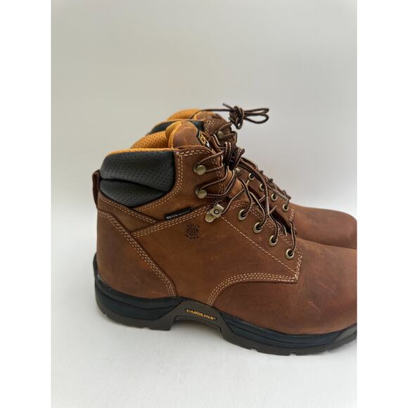 Carolina 6'' WTPF Broad Toe New Work Boot Brown/Black US Size 13 D - Picture 3 of 8